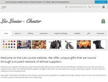 Tablet Screenshot of leelouisechester.co.uk